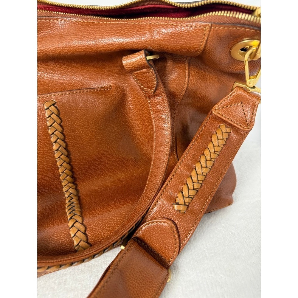 Hammitt Daniel medium, crossbody adjustable strap, Brown Pebble Leather - Picture 2 of 10